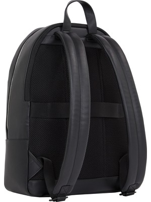 Tommy Hilfiger Siyah 35X45X12 cm Erkek Sırt Çantası Th Corp Texture Dome Backpack