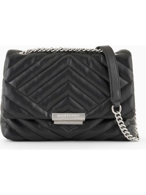 Armani Exchange Siyah 26X21X9 cm Kadın Çapraz Çanta 9491224R74200020