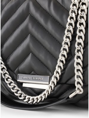 Armani Exchange Siyah 26X21X9 cm Kadın Çapraz Çanta 9491224R74200020