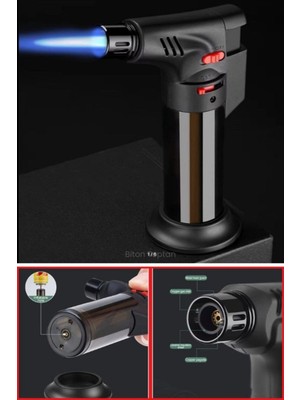 Home Dekor Hediye Doldurulabilir Çakmak 2 Adet Pürmüz Orta Boy Pürmüz Kamp Çakmağı Pürmüz 1300°C Torch Depolu