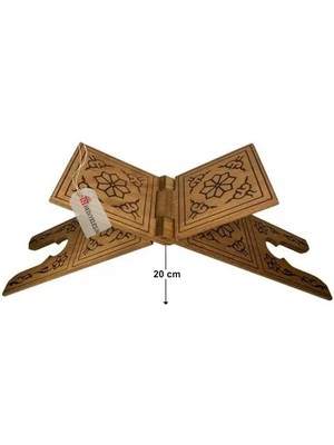 Hediyeleşin Rahle, Mdf Ahşap Yakma Rahle, Okuma Sehpası - 55 cm