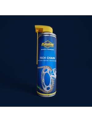 Putoline Tech Chain Seramik Zincir Yağı 500ML White ( Motosiklet Seramik Zincir Yağı ) 2024 Üretim  Yeni