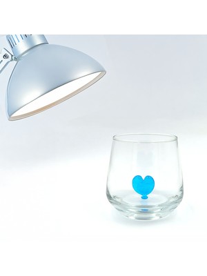 El Yapımı Kalpli Su Bardağı