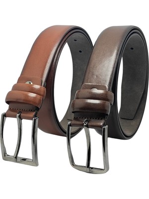 Genuine Leather Company Eds  2'li Erkek Klasik Kemer