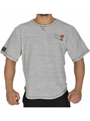 Ekru Havlu Antrenman Tişörtü Big Sam 3201