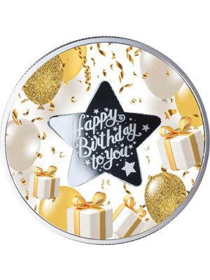 Agakulche Happy Birthday 500 Cfa Gümüş Sikke Coin (999.0)