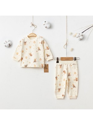 Ciccim Baby Ayıcık Desen Pijama Takımı 5034