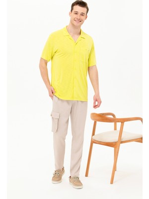 U.S. Polo Assn. Erkek Taş Pantolon (Kanvas-Chino) 50263813-VR049