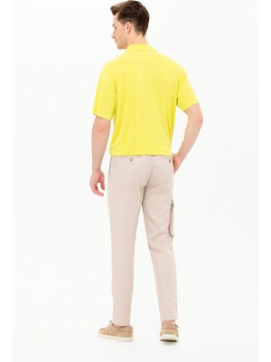 U.S. Polo Assn. Erkek Taş Pantolon (Kanvas-Chino) 50263813-VR049