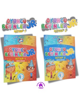 Tazof Oyuncu Beyinler Jr. Seviye 1-2 (2 Kitap Bir Arada)