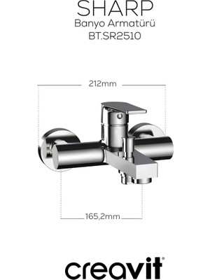 Creavit SR2510 Sharp Banyo Bataryası