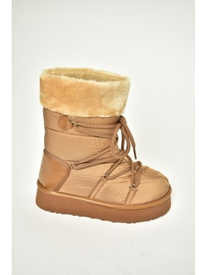 Fox Shoes T476383004 Taba Kumaş Kar Botu
