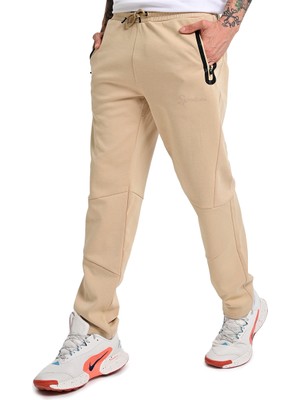 Zaragoza Erkek Bej Günlük Stil Eşofman Altı 24KE011-OAT