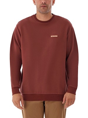 Columbia Gem Label Crewneck Erkek Kahverengi Outdoor Sweatshirt CS0382-681