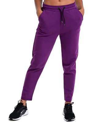 Sportive Malaga Kadın Mor Günlük Stil Eşofman Altı 24KK009-MOR