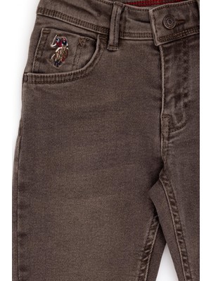 U.s. Polo Assn. Erkek Çocuk Kahverengi Jean Pantolon 50293321-DN0031