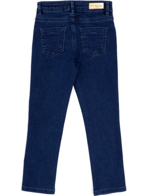 U.S. Polo Assn. Kız Çocuk Koyu Mavi Jean Pantolon 50289342-DN0023