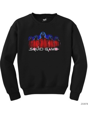 Crows Gate Squid Game Staff Team 2 Siyah Sweatshirt