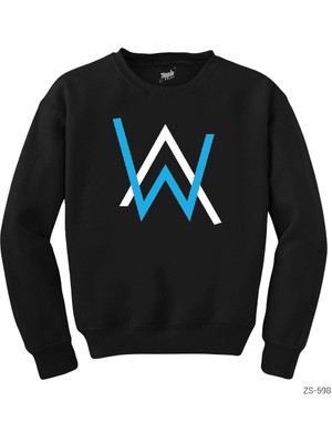 Crows Gate Alan Walker Siyah Sweatshirt