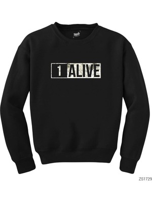 Crows Gate Pubg 1 Alive Siyah Sweatshirt