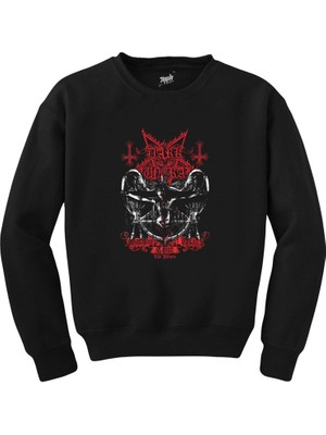 Crows Gate Dark Funeral Tour Siyah Sweatshirt