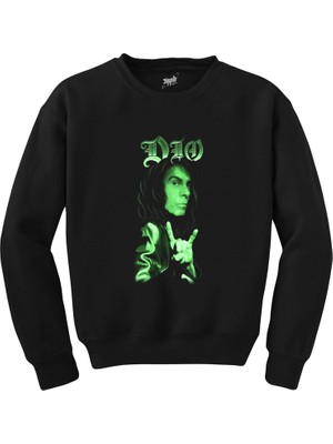 Crows Gate Dio Face Siyah Sweatshirt