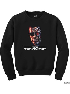 Crows Gate Terminator Arnold Schwarzenegger Siyah Sweatshirt