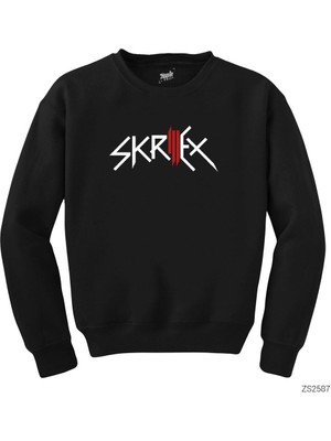 Crows Gate Skrillex High Logo Siyah Sweatshirt