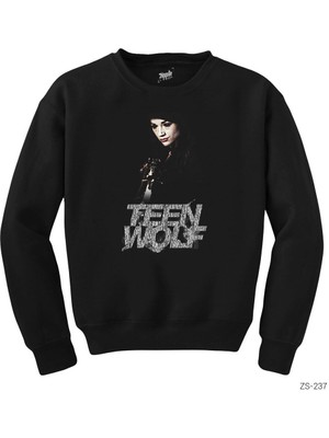 Crows Gate Teen Wolf Allison Siyah Sweatshirt