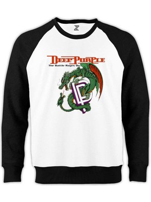 Crows Gate Deep Purple The Battle Rages Siyah Sweatshirt