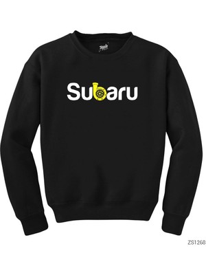 Crows Gate Subaru Turbo Siyah Sweatshirt