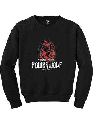 Crows Gate Powerwolf Lupus Dei Siyah Sweatshirt