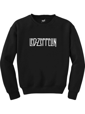 Crows Gate LED Zeppelin Logo Siyah Sweatshirt