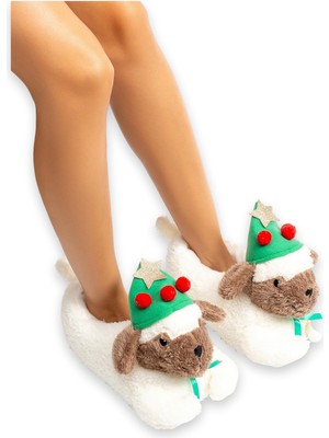 Twigy EE0554 Tw Fiona Kadın Panduf Eva Kumaş Sünger Malzemeden Üretilmiş Sevimli Desenli