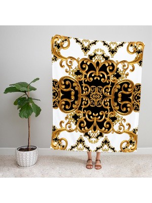 Ejoya Modern Desenli Polar Tv Battaniyesi 92129