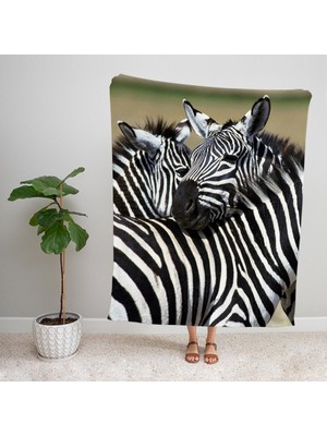 Ejoya Modern Desenli Polar Tv Battaniyesi 91972