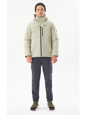 Exuma 2411154 Erkek Mont Yeşil Pamuklu Uzun Kollu Cepli Normal Kalınlık 2XL