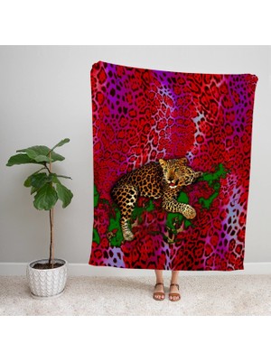 Ejoya Modern Desenli Polar Tv Battaniyesi 90509