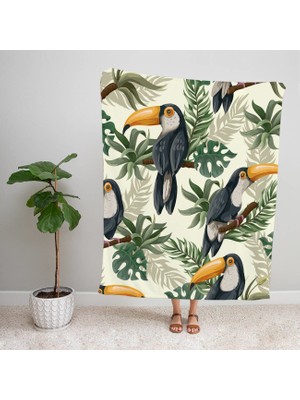 Ejoya Modern Desenli Polar Tv Battaniyesi 90500