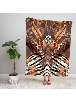 Ejoya Modern Desenli Polar Tv Battaniyesi 92123