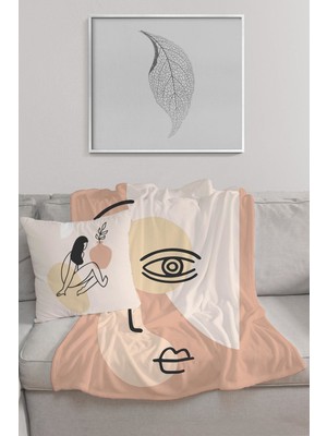 Ejoya Özel Tasarım Battaniye ve Yastık & Kırlent Seti 106840