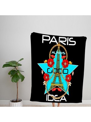 Ejoya Modern Desenli Polar Tv Battaniyesi 92967