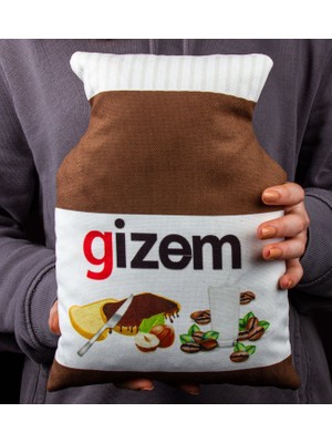 Ejoya Kişiye Özel Isimli Çikolata Kavanozu Şirin Yastık 94730