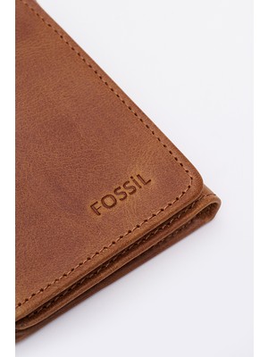 Fossil  Deri Erkek Kartlık Cüzdan Crazy Taba 8112