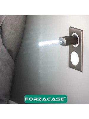 Forzacase Taşınabi̇li̇r 8 Ledli̇ Flash USB LED Işık Kitap Okuma Gece Lambası - FC805