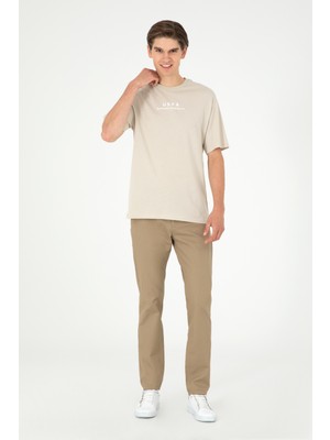 U.S. Polo Assn. Erkek Haki Kanvas / Chino Pantolon 50286305-VR027