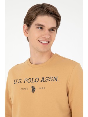 U.S. Polo Assn. Erkek Camel Sweatshirt 50293362-VR015