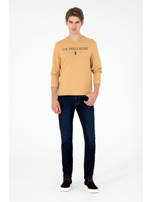 U.S. Polo Assn. Erkek Camel Sweatshirt 50293362-VR015