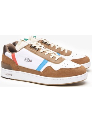 Lacoste T-Clip Erkek Kahverengi Sneaker