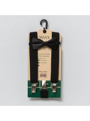 Çocuk Pantolon Askısı Papyon Set ( 0-24 Ay )